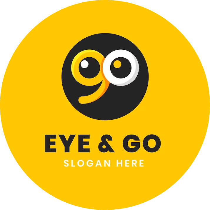 Eye & Go Slogan here Logo